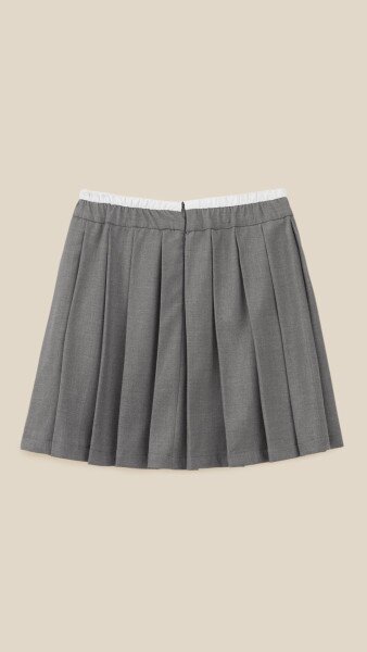 Купить Юбка классика однотонная женская LAWA WTC02454 XS Серый Артикул: 2888000018496 Фото №10