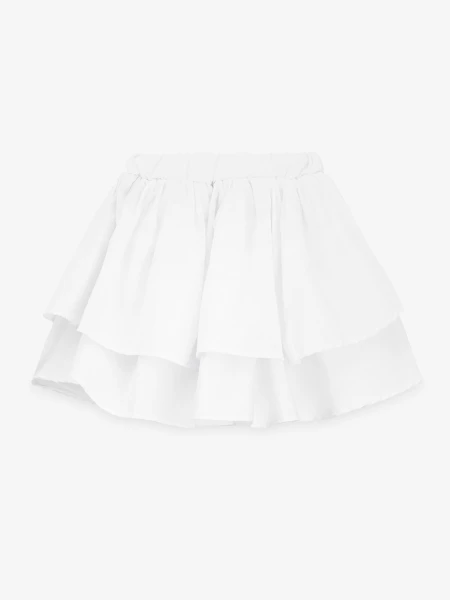 Купить Юбка однотонная для девочки Aura Style 5016 128 см Белый Артикул: 2000999566776 Фото №1
