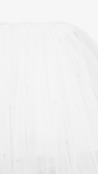 Купить Юбка однотонная для девочки XZKAMI 808 104 см Белый Артикул: 2000989389897 Фото №7