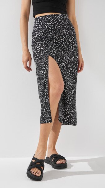 Купить Юбка с узором женская LAWA WTC02303 XS Черно-белый Артикул: 2000990725769 Фото №7