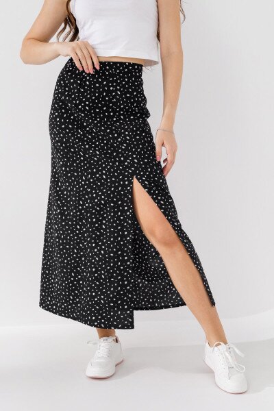 Купить Юбка с узором женская LAWA WTC02303 2XL Черно-белый Артикул: 2000990725790 Фото №1