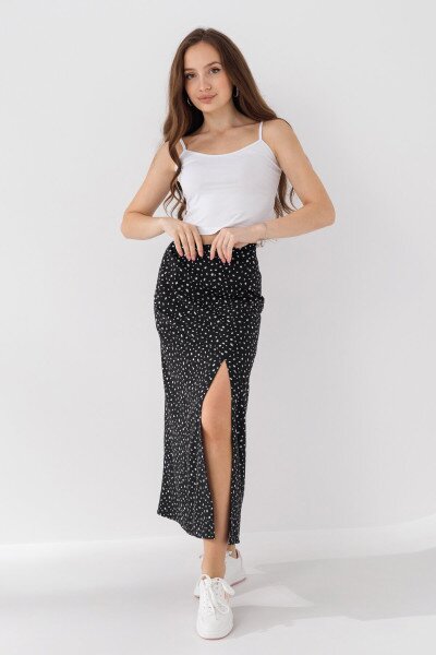 Купить Юбка с узором женская LAWA WTC02303 2XL Черно-белый Артикул: 2000990725790 Фото №2