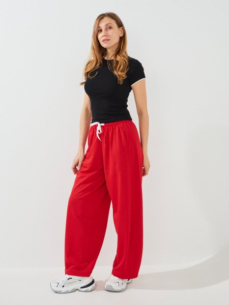 Купить Спортивные штаны Baggy однотонные женские GENUA G01142-0009 XS Артикул: 2000999558672 Фото №2