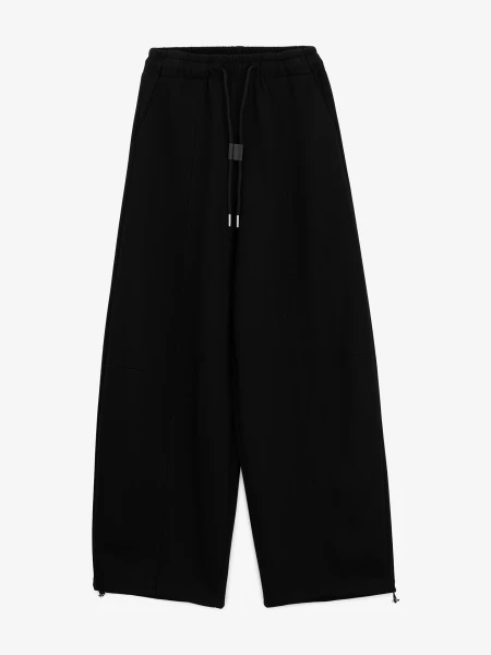 Купити Спортивні штани Baggy однотонні жіночі GENUA 601 M Чорний Артикул: 2000991054288 Фото №8