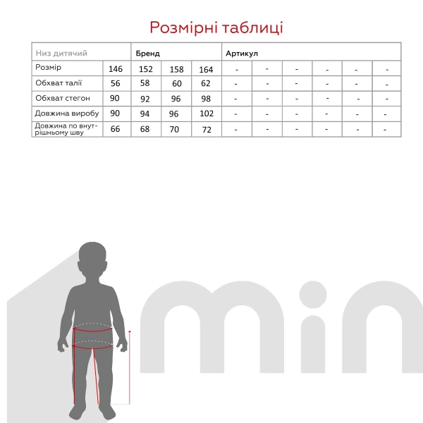 size grid
