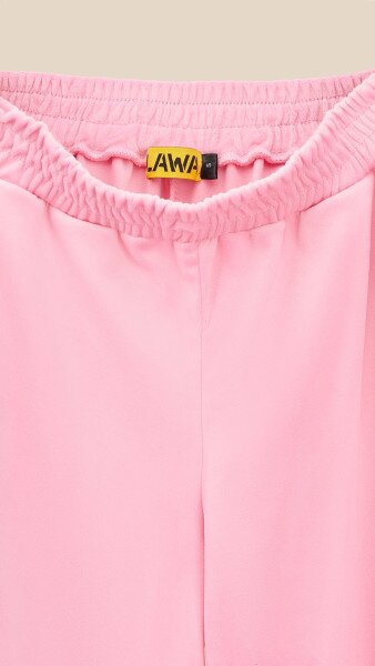 Купити Спортивні штани палаццо однотонні жіночі LAWA K-WBC02304 XS Рожевий Артикул: 2000999447471 Фото №10