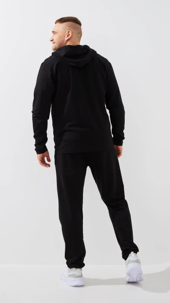 Купити Спортивний костюм чоловічий GENUA G01208-0002 2XL Чорний Артикул: 2000999469503 Фото №5