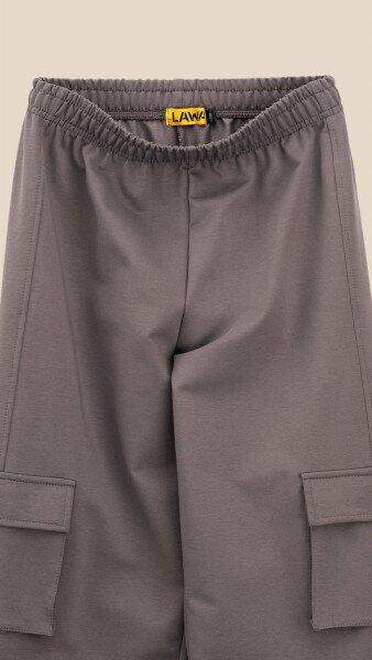 Купить Спортивный костюм свитшот+штаны для мальчика LAWA P-BB02338 146 см Коричневый-графитовый Артикул: 2000999531286 Фото №15
