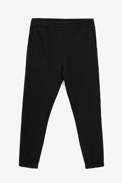 Купить Спортивные штаны однотонные мужские Tommy life 00326 S Черный Артикул: 2000990780874 Фото №6