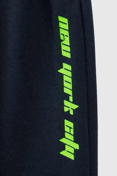 Купить Спортивный костюм (кофта+штаны) для мальчика XHZ-0599 170 см Темно-синий с салатовым (2000990733092D) Артикул: 2000990733092 Фото №15
