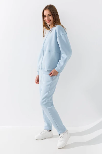 Купить Спортивные штаны Baggy женские Crep 1905-K XL Голубой Артикул: 2000990775825 Фото №3