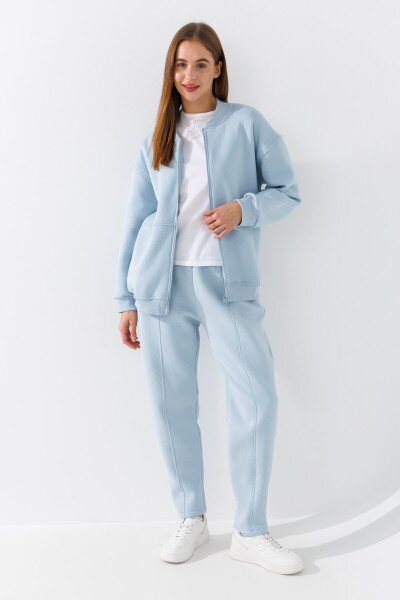 Купити Спортивні штани Baggy жіночі Crep 1905-K XS Блакитний Артикул: 2000990775788 Фото №1