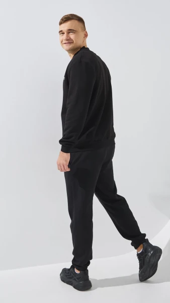 Купить Спортивные штаны однотонные мужские GENUA 2308 3XL Черный Артикул: 2000990748799 Фото №5