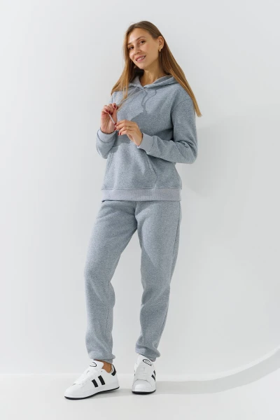 Спортивные штаны джоггеры женские LAWA WBC02438 XS Серый  Фото №1