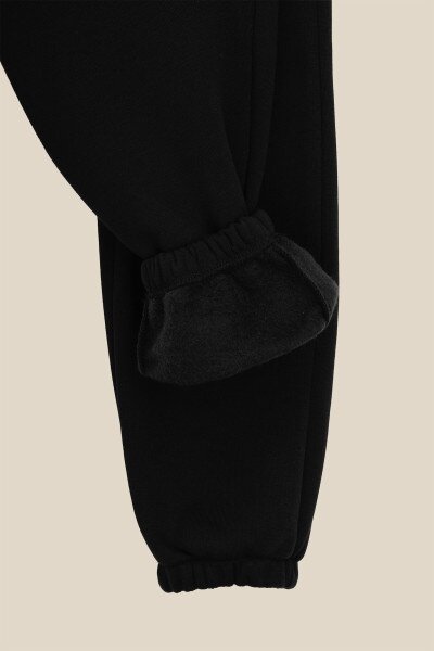 Купить Спортивные штаны однотонные для мальчика LAWA BBC02311 128 см Черный Артикул: 2000990837356 Фото №9