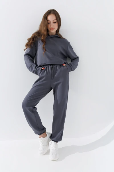 Спортивные штаны женские 242324-K XS Графитовый (2000990662231D)  Фото №0