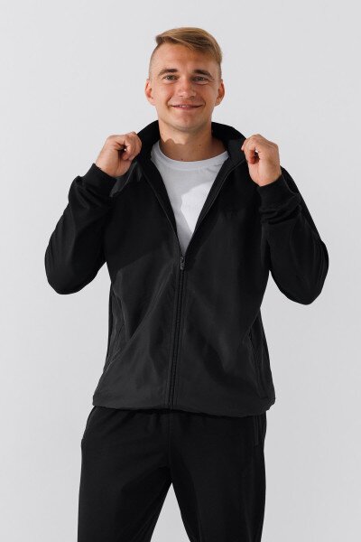 Купити Спортивний костюм чоловічий Escetic TK0022 2XL Чорний (2000990625915D) Артикул: 2000990625915 Фото №3