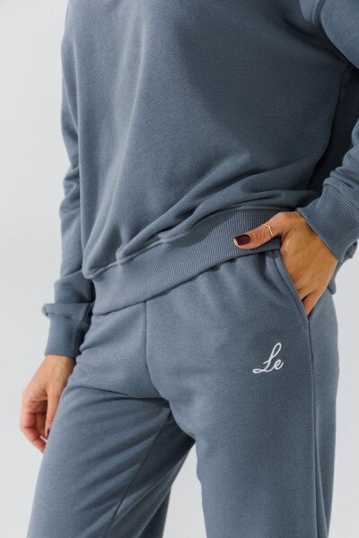 Купить Спортивный костюм однотонный женский On me Onme-21-K XS Графитовый (2000990804839D) Артикул: 2000990804839 Фото №5