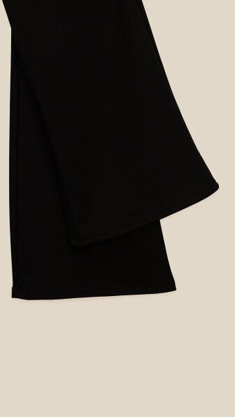 Купити Штани кльош однотонні жіночі LAWA WBC02502 XS Чорний Артикул: 2000999478048 Фото №9