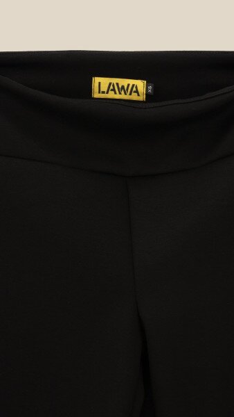 Купити Штани кльош однотонні жіночі LAWA WBC02502 XS Чорний Артикул: 2000999478048 Фото №10