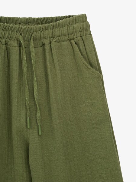 Купить Штаны однотонные для мальчика Aura Style 5024-1 98 см Хаки Артикул: 2000999615238 Фото №2