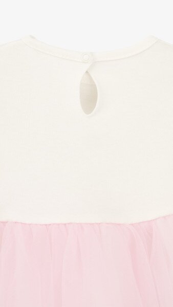 Купить Платье для девочки Mini Papi 9544 74 см Розовый Артикул: 2000999350276 Фото №3