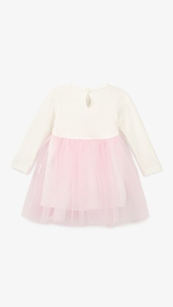 Купить Платье для девочки Mini Papi 9544 74 см Розовый Артикул: 2000999350276 Фото №5