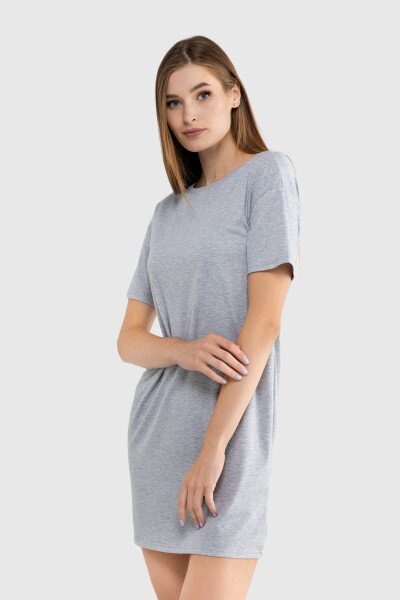 Купить Платье однотонное женское LAWA CTM WBC02304 XS Серый Артикул: 2000989913153 Фото №1