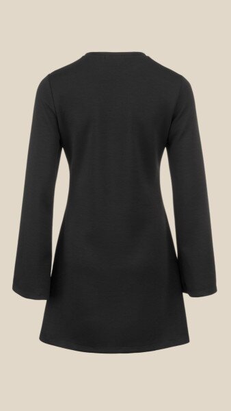 Купить Платье однотонное женское LAWA WTC02417 XS Черный Артикул: 2888000019097 Фото №9