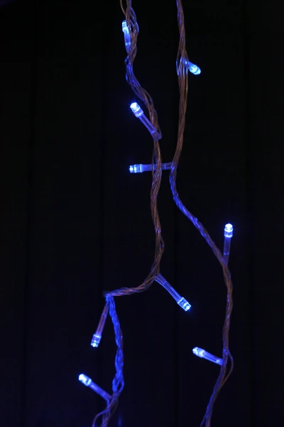 Світлодіодна гірлянда 200LED синя 2020-43 (NY)  Фото №3