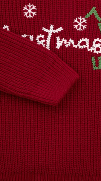 Купити Светр з принтом для дівчинки Erceylan LN25104 Christmas 116 см Червоний Артикул: 2000999324376 Фото №8