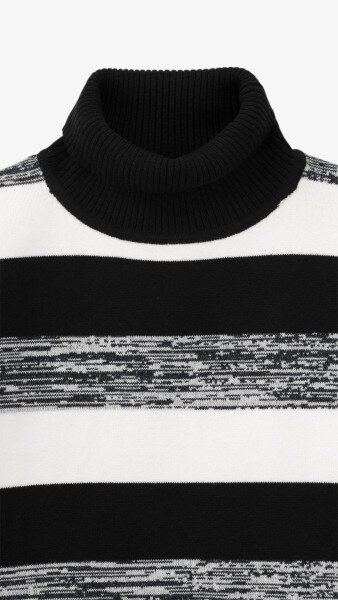Купить Свитер с узором для мальчика Lizi 532 116 см Черно-белый Артикул: 2000999226571 Фото №7
