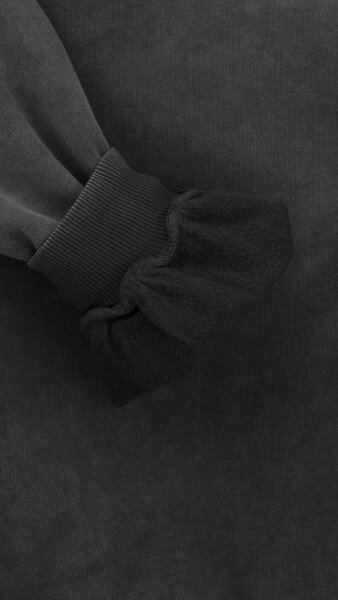Купить Свитшот однотонный женский On me Onme-114-K M Серый Артикул: 2000999362552 Фото №9