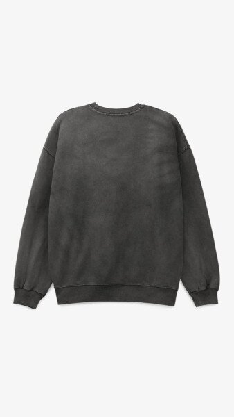 Купить Свитшот однотонный женский On me Onme-114-K M Серый Артикул: 2000999362552 Фото №10