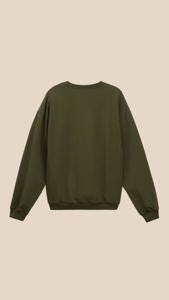 Купить Свитшот с принтом мужской LAWA P-MB02370 S Оливковый Артикул: 2000999563119 Фото №9