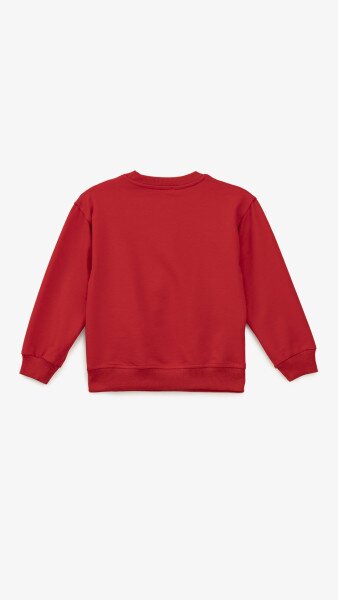 Купить Свитшот с принтом для девочки Aura Style 1085 92 см Красный Артикул: 2000999331206 Фото №10