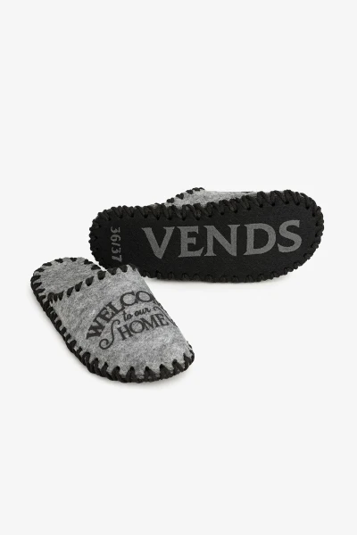 Капці жіночі Vends 245W 36-37 Сірий  Фото №4