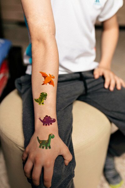 Купить Тату Tattooshka "Фиолетовые динозаврики" WS-067 (5805800010939) Артикул: 5805800010939 Фото №6