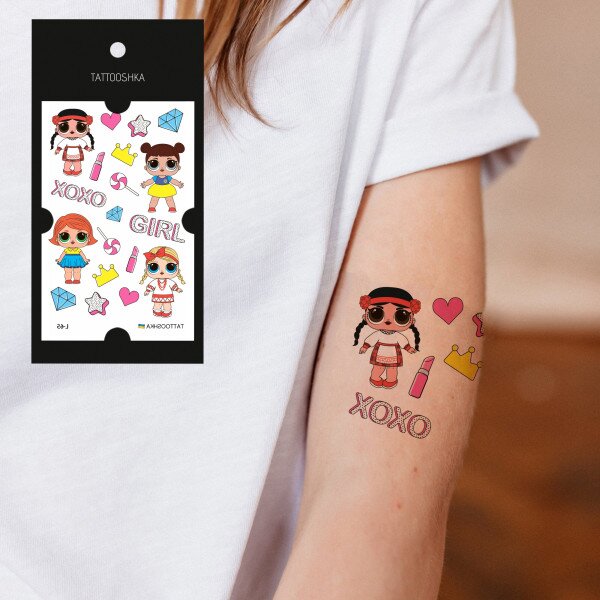 Купить Тату Tattooshka "Куклы" L-65 (4825800010259) Артикул: 4825800010259 Фото №2