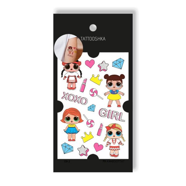 Купить Тату Tattooshka "Куклы" L-65 (4825800010259) Артикул: 4825800010259 Фото №1