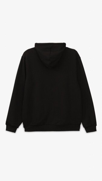 Купить Толстовка однотонная мужская GENUA 6895 S Черный Артикул: 2000999357671 Фото №10