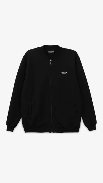 Купить Толстовка однотонная мужская GENUA 6898 2XL Черный Артикул: 2000999357855 Фото №7