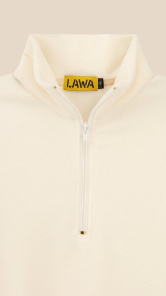 Купити Толстовка однотонна жіноча LAWA WBC02473 M Молочний Артикул: 2888000022639 Фото №8