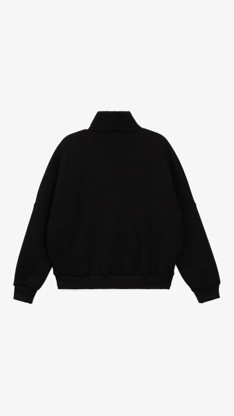 Купить Толстовка однотонная женская On me 291 52 Черный Артикул: 2000999349447 Фото №11