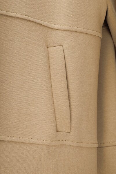 Купить Толстовка однотонная женская 24-103 4XL Оливковый Артикул: 2000990652591 Фото №9