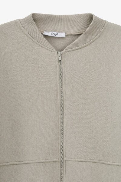 Купить Толстовка однотонная женская Crep 3093-K XS Оливковый Артикул: 2000990776129 Фото №8