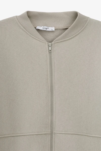 Купить Толстовка однотонная женская Crep 3093-K S Оливковый Артикул: 2000990776136 Фото №8
