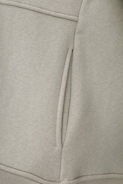 Купить Толстовка однотонная женская Crep 3093-K XS Оливковый Артикул: 2000990776129 Фото №10
