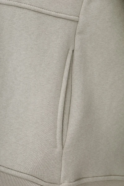Купить Толстовка однотонная женская Crep 3093-K S Оливковый Артикул: 2000990776136 Фото №10