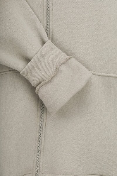Купить Толстовка однотонная женская Crep 3093-K XS Оливковый Артикул: 2000990776129 Фото №9